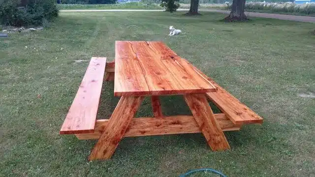 Custom Wood Bench
